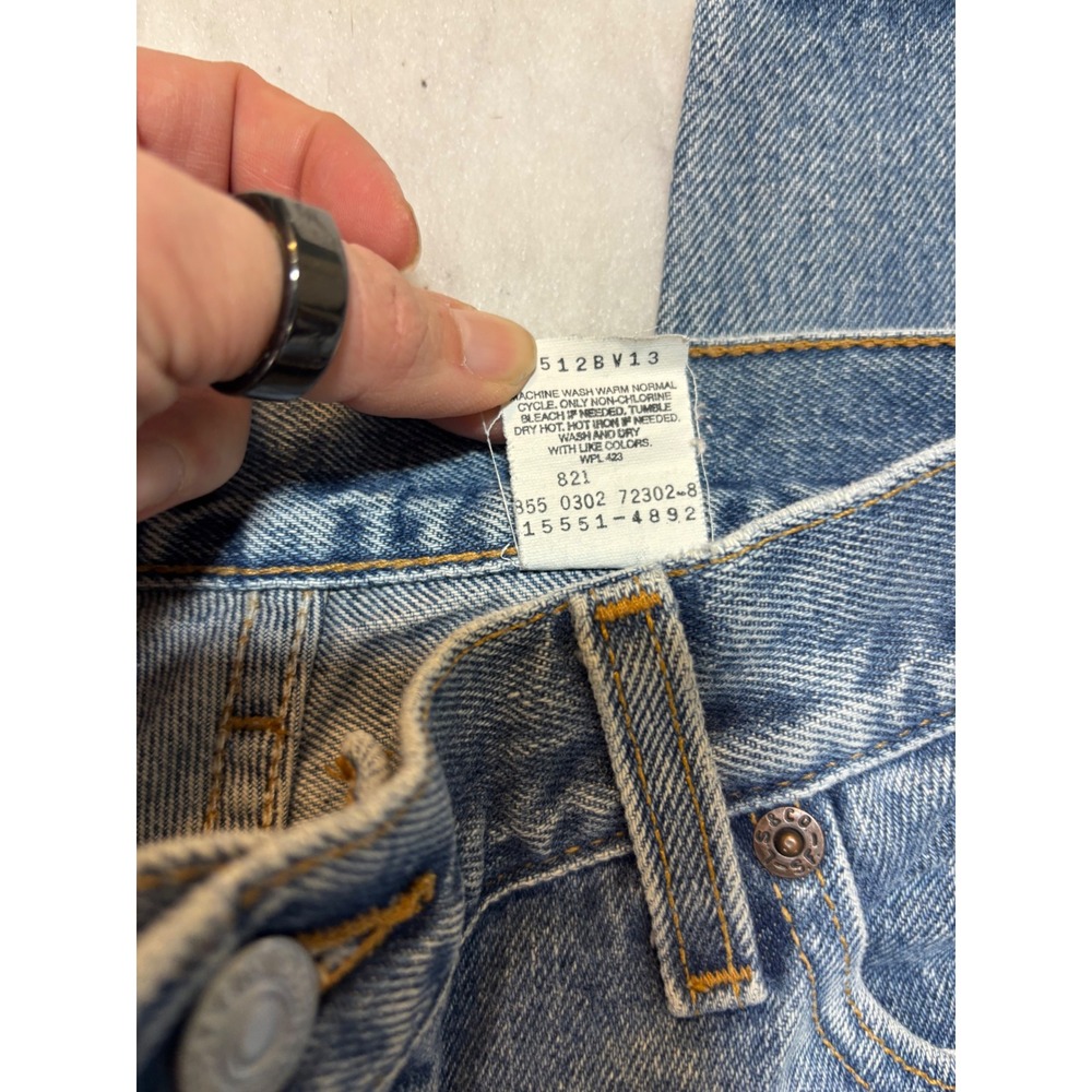 VintageLevi Strauss 550 Relaxed Fit Tapered Leg Blue Denim Jeans Mens Size 10 M - Picture 9 of 12